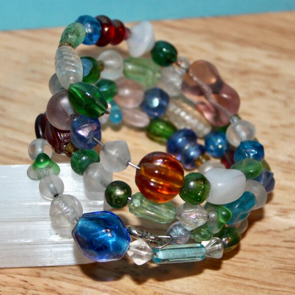 Beaded Wire Wrap Bracelet - Picture 5 of 5